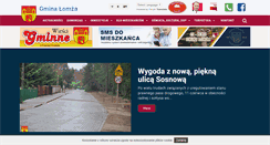 Desktop Screenshot of gminalomza.pl